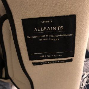 All Saints Jackets & Coats - Allsaints coat All Saints Jackets & Coats - Allsaints coat